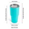 Makerflo 30 oz Powder Coated Tumbler and Handle Sold Separately, Includes a Sliding Splash & Leak Proof Lid, Ideal for Craft and Personalization (Laser Engraving, UV DTF, Epoxy, and Vinyl)